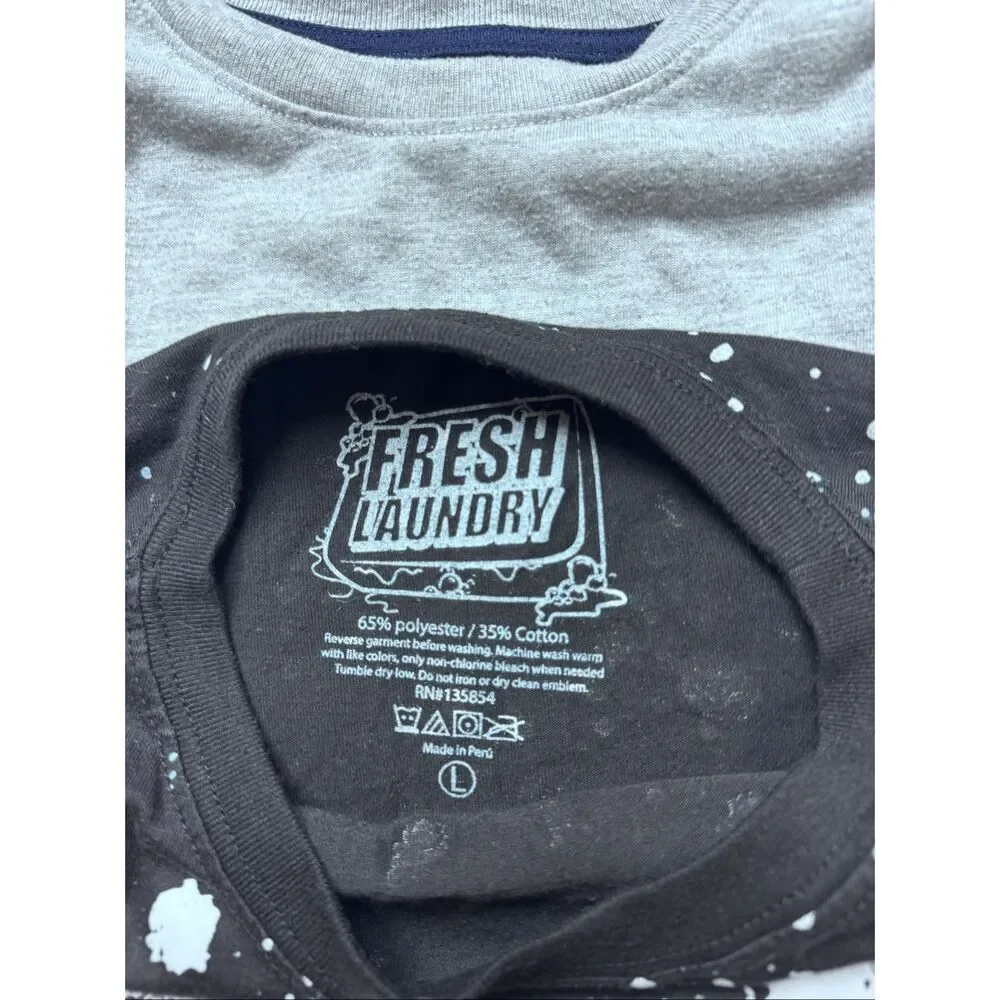 3 piece boys graphic T-shirt bundle size L 14-16 & XL16 by Cat & Jack, Fresh Lau